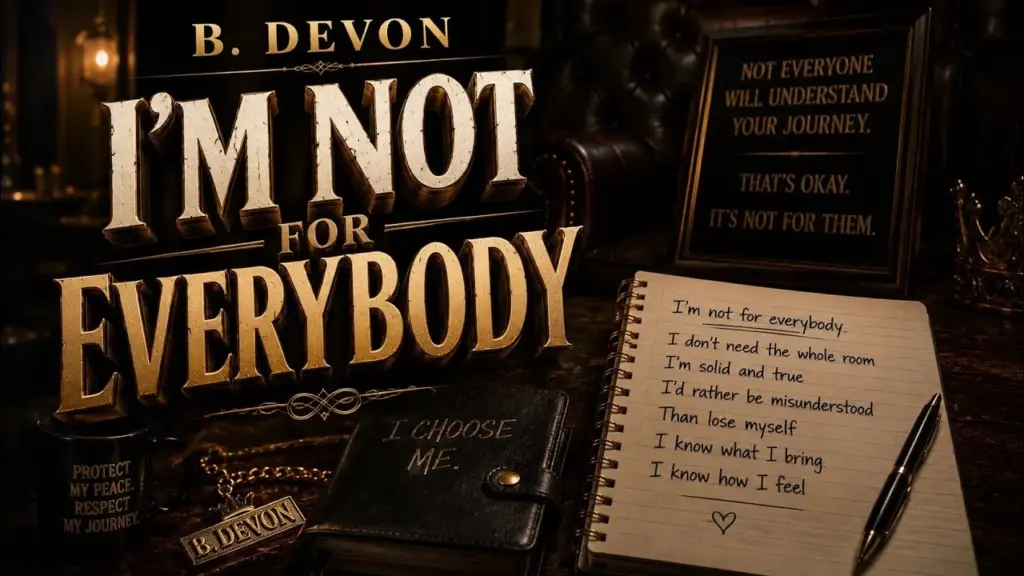 B. Devon I’m Not For Everybody B. Devon Mp3 Download